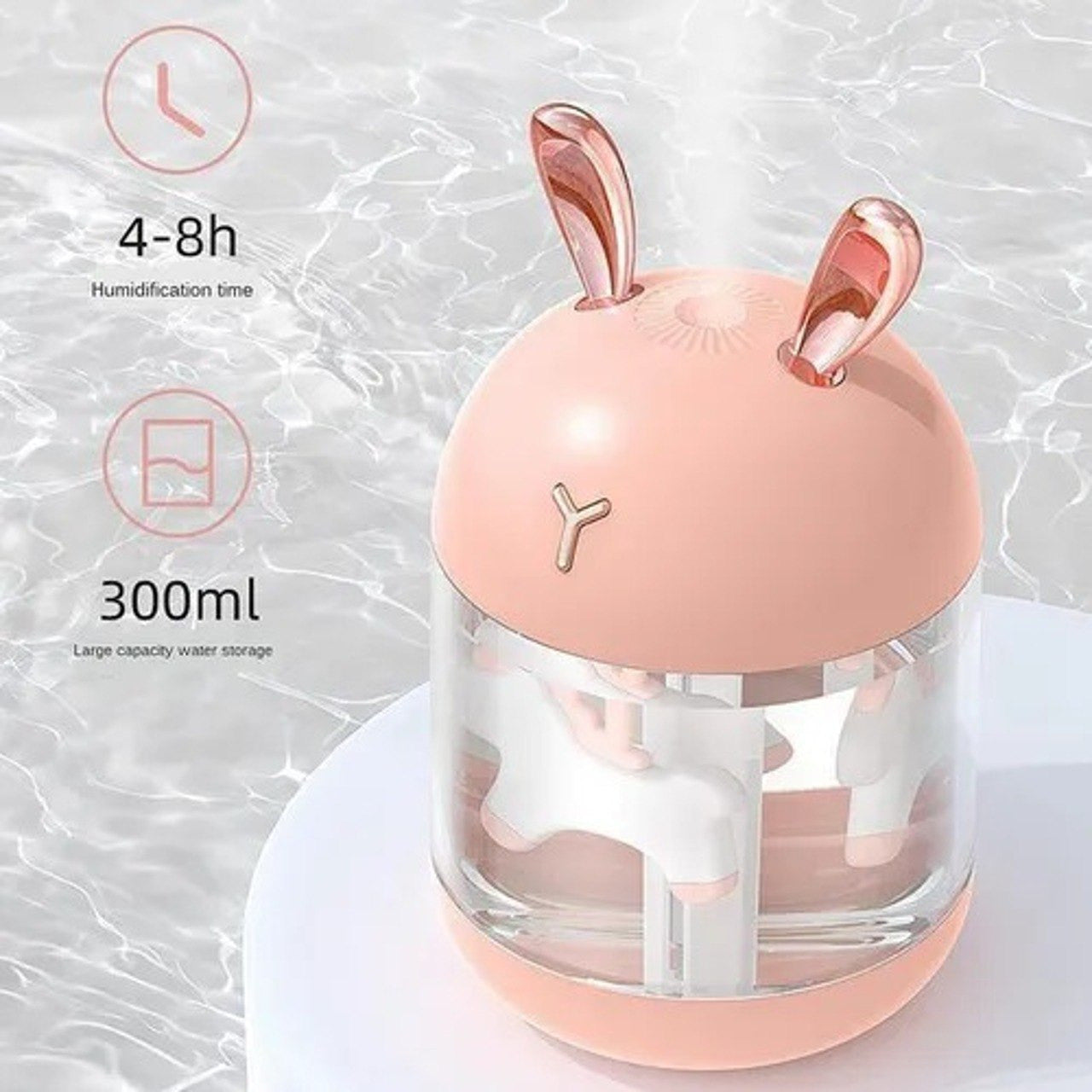 Humidificador & Difusor - AromaGlow Carrusel