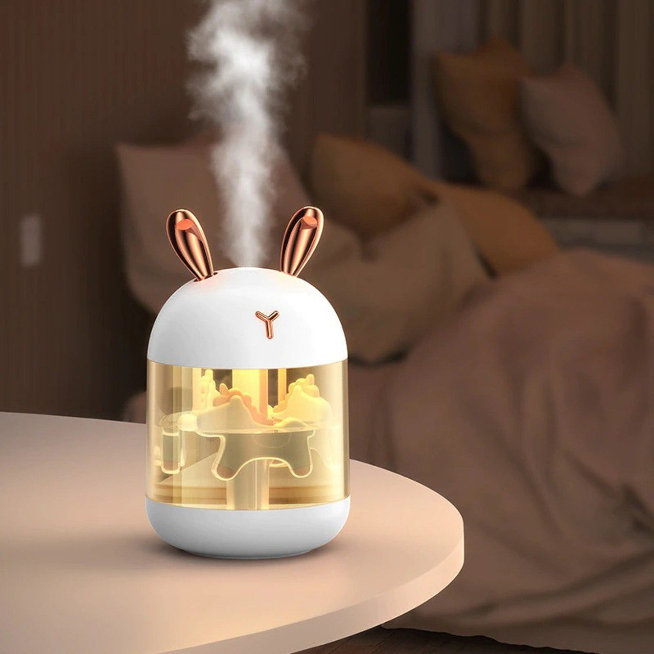 Humidificador & Difusor - AromaGlow Carrusel