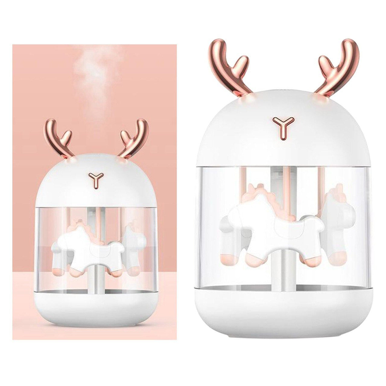 Humidificador & Difusor - AromaGlow Carrusel