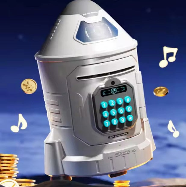 Alcancía interactiva para niños RocketBank