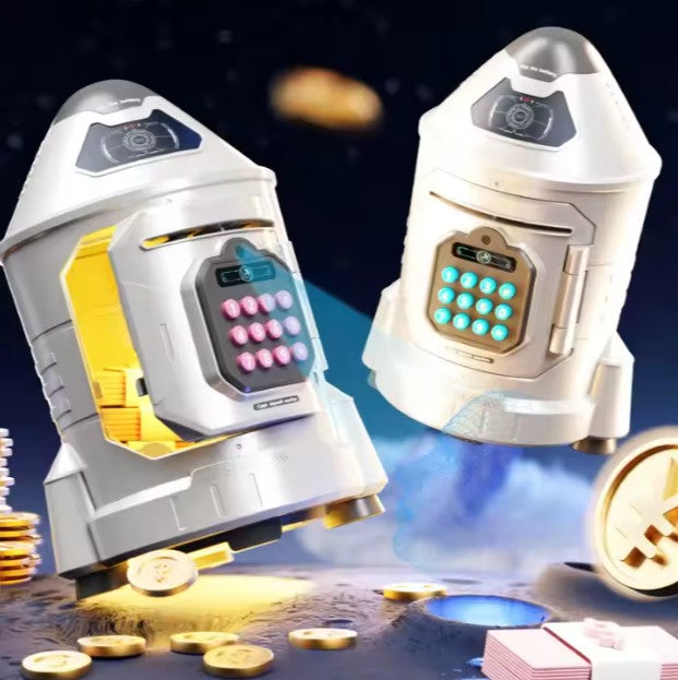 Alcancía interactiva para niños RocketBank