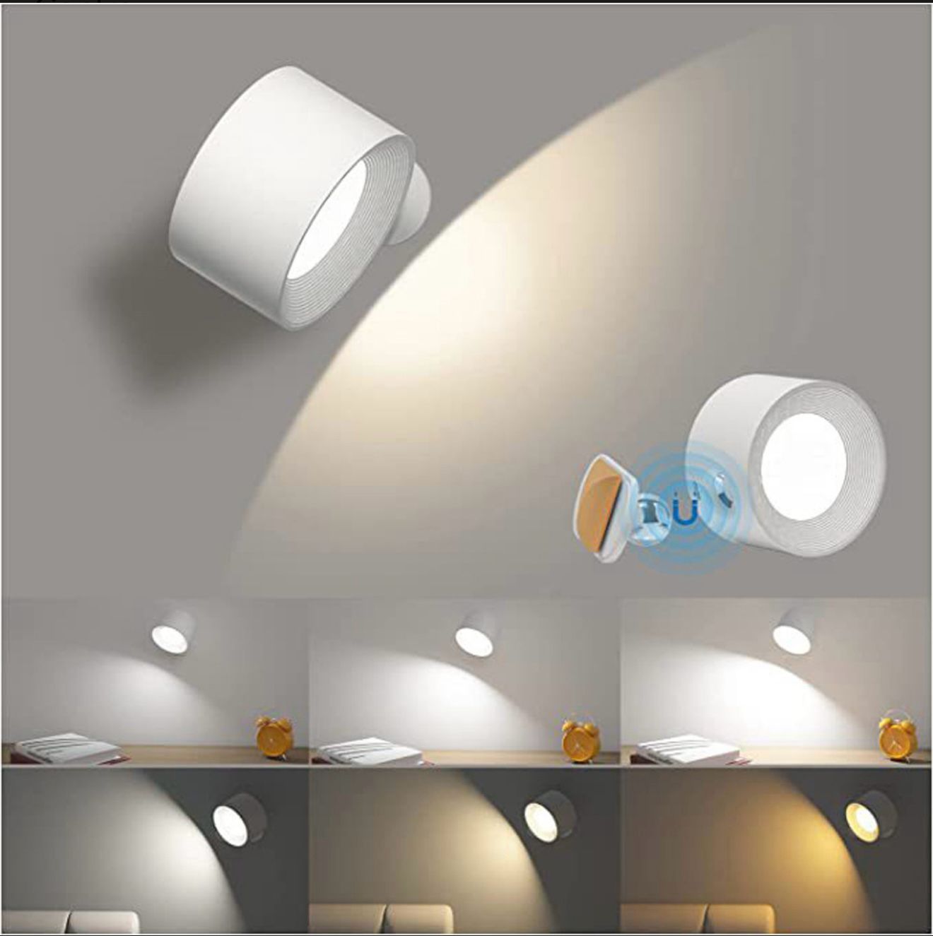 Luminex 360™ – Lámpara de Pared Magnética