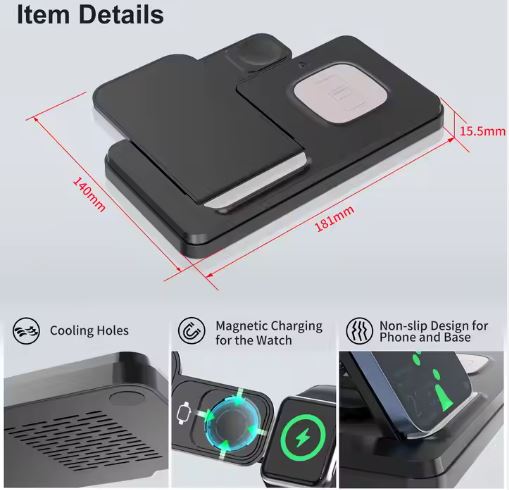FulCharge Pro 3 en 1 - Carga Inteligente y Rápida