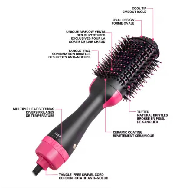 Cepillo secador de aire voluminizador Voluglow™