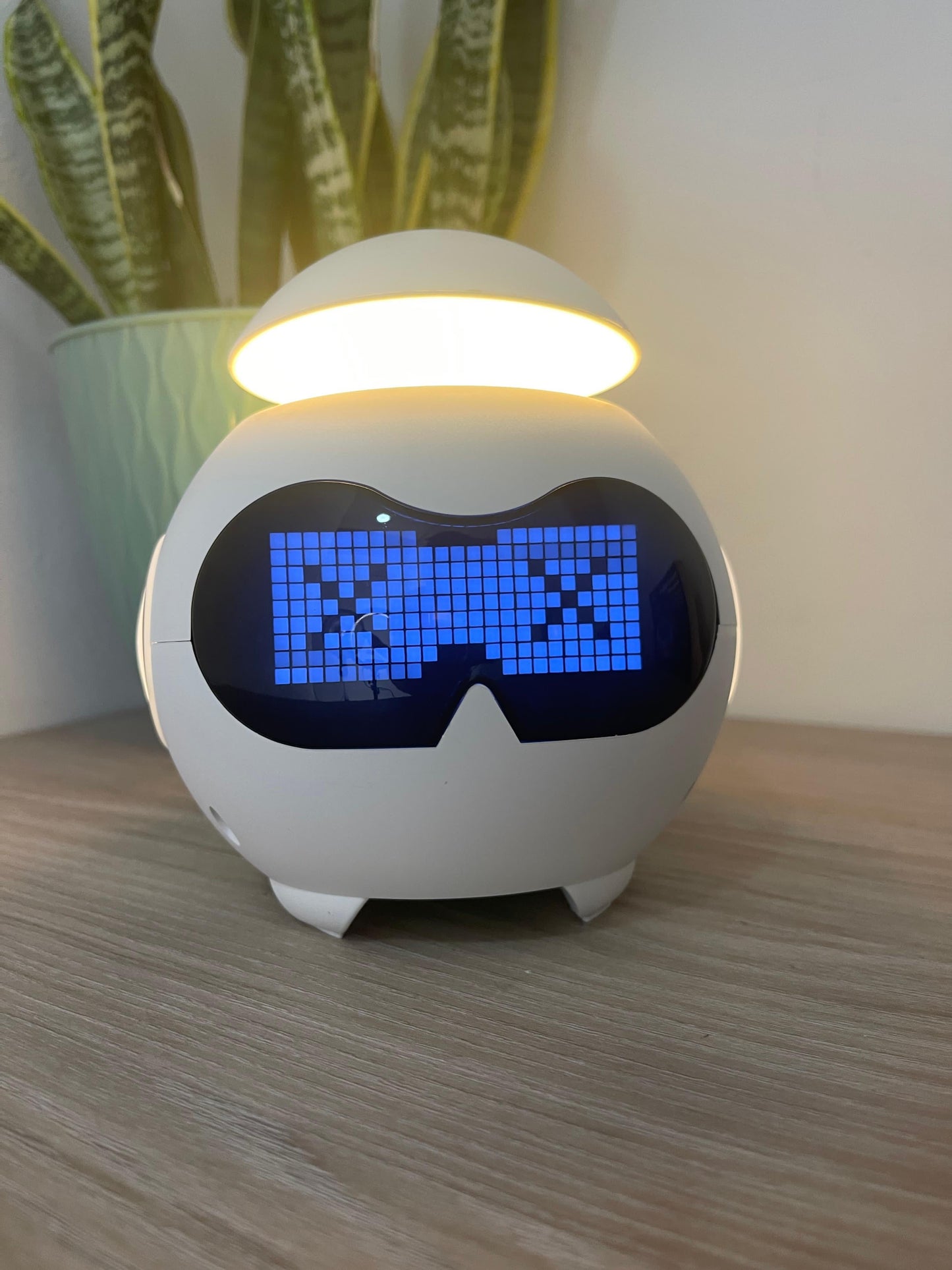Reloj Despertador Emoji Digital con Luz LED y Parlante Bluetooth