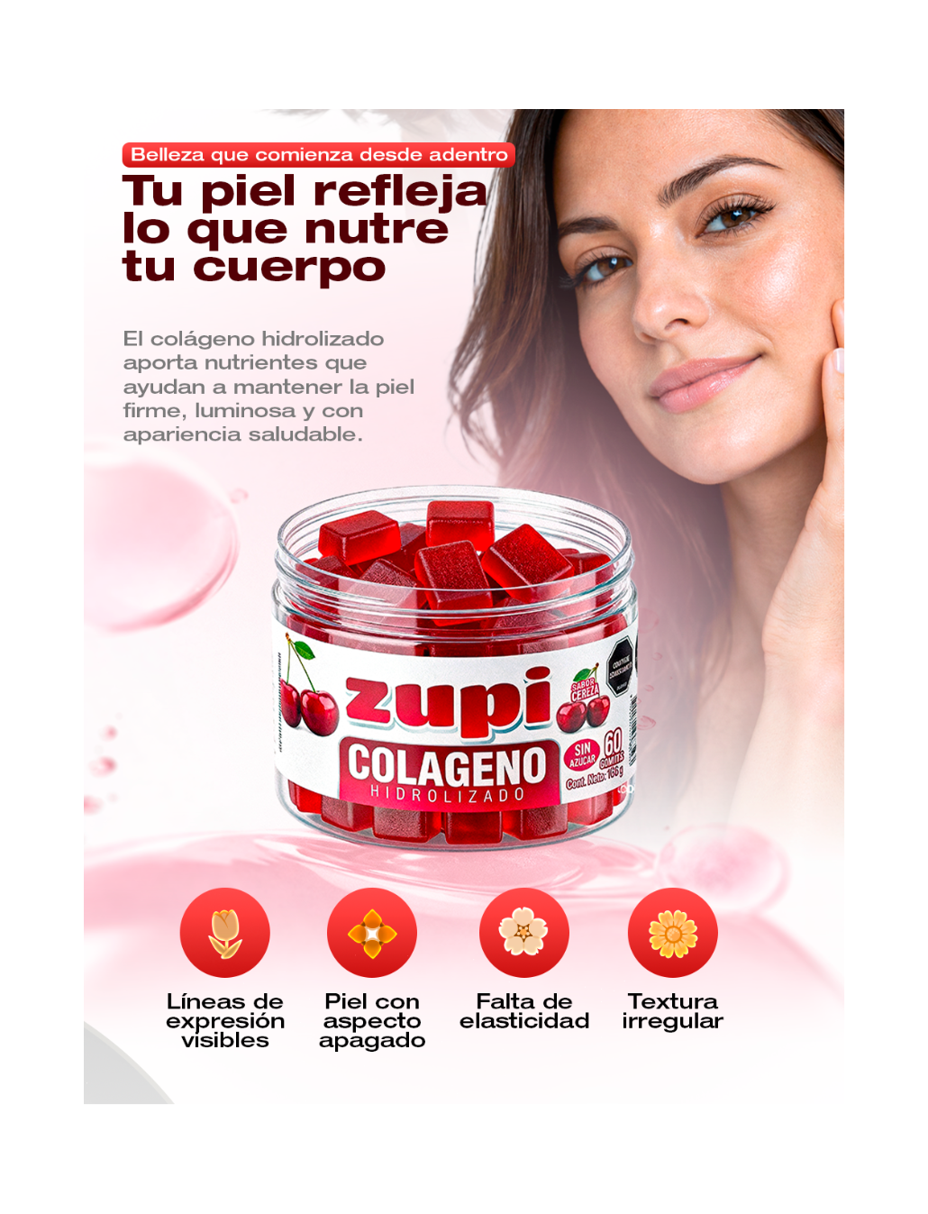 Gomas de Colageno Hidrolizado + Mascarilla