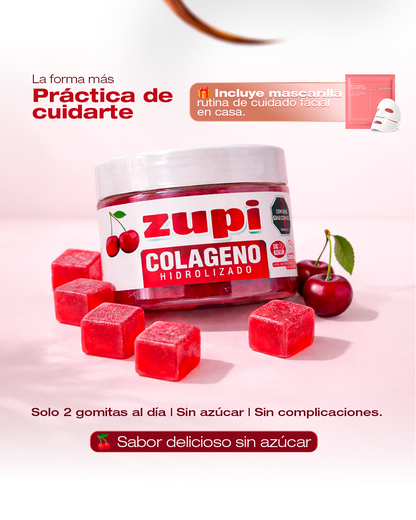 Gomas de Colageno Hidrolizado + Mascarilla