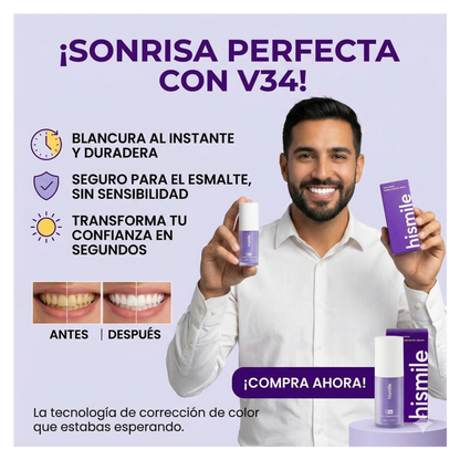 Hismile V34 Corrector Dental Violeta