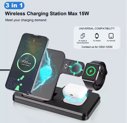 FulCharge Pro 3 en 1 - Carga Inteligente y Rápida