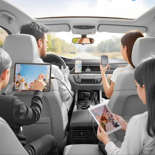 Cargador Retráctil 4 En 1 Carga rápida