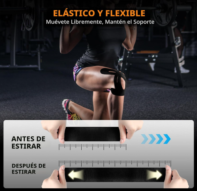 Cinta Kinesiologica Para Rodilla X10Und