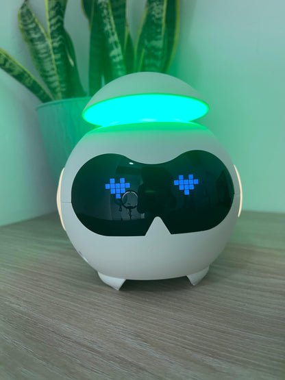 Reloj Despertador Emoji Digital con Luz LED y Parlante Bluetooth